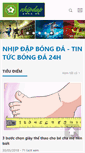 Mobile Screenshot of nhipdapbongda.com